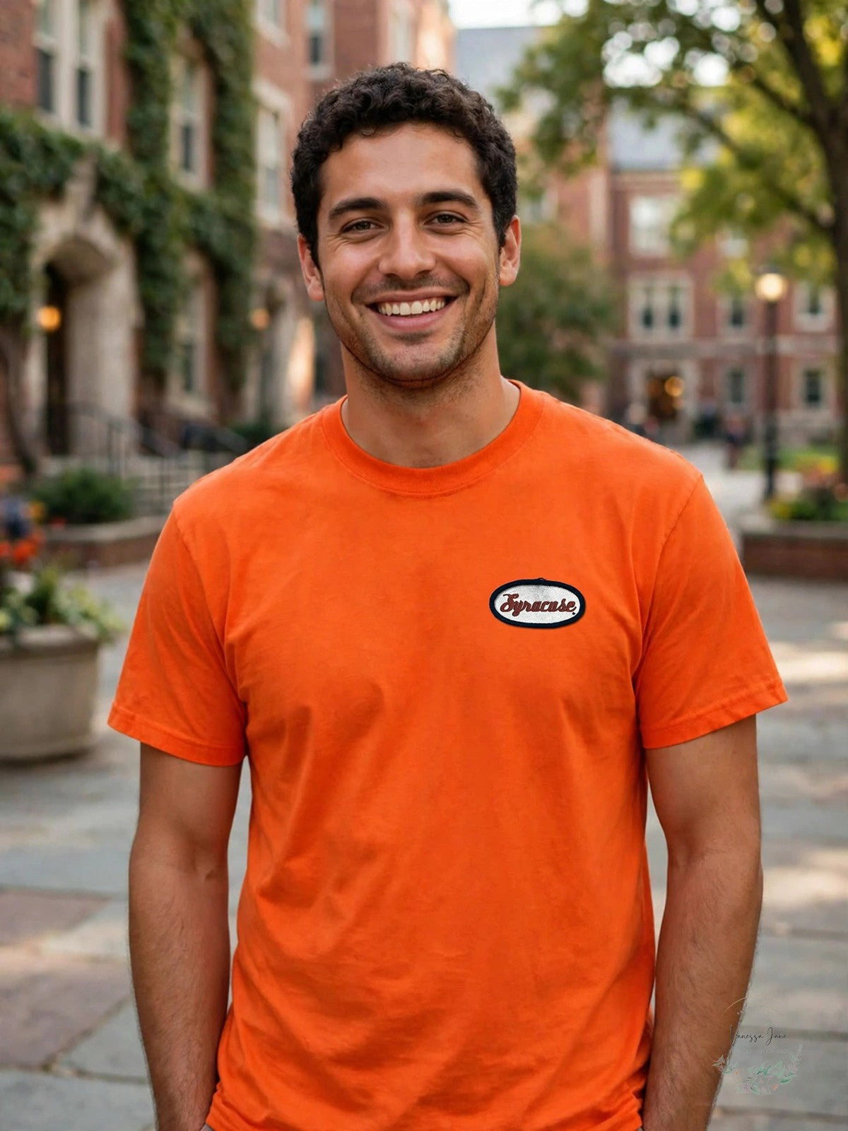 NCAA Mens Syracuse Orange Mechanic Tee, Size Large