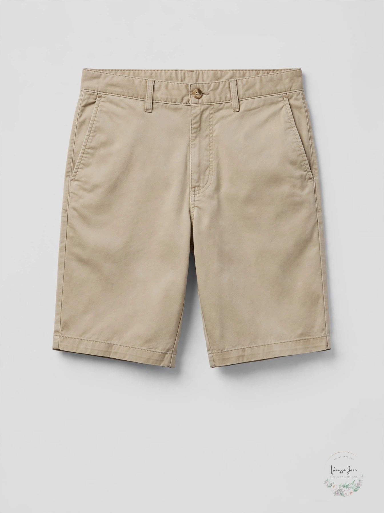 Club Room Chinos Classic-Fit Stretch Shorts, Size 34