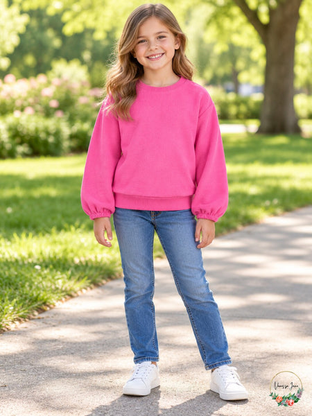 ID Ideology Little Girls Fleece Sweatshirt, Size 6X
