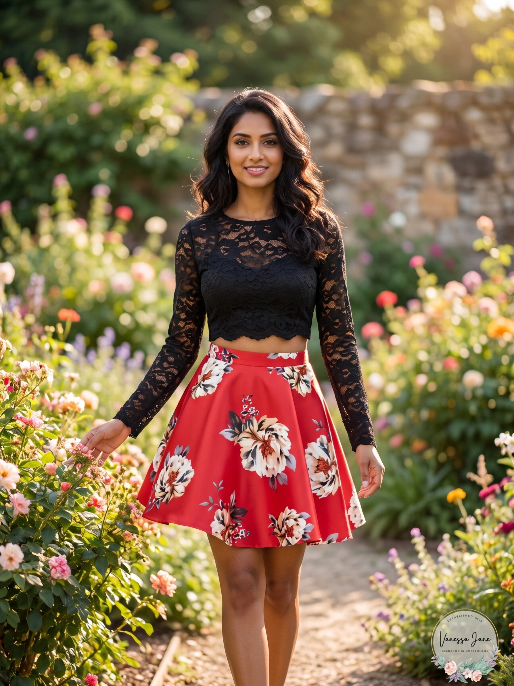 City Studio Women?s Juniors Lace Floral Crop Top Dress, Size 3