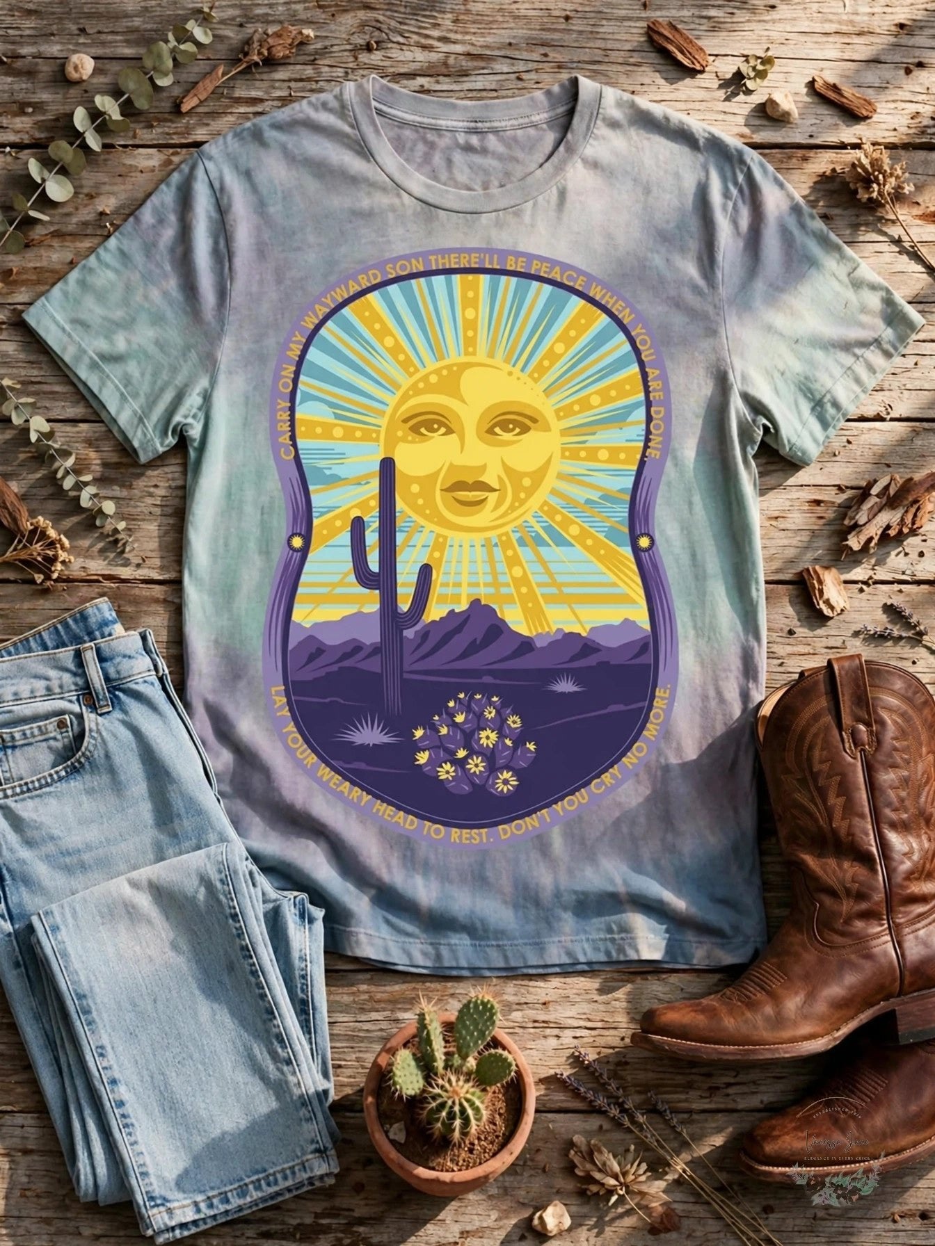 Hybrid Wayward Son Tie-Dye Graphic T-Shirt, Mens XL