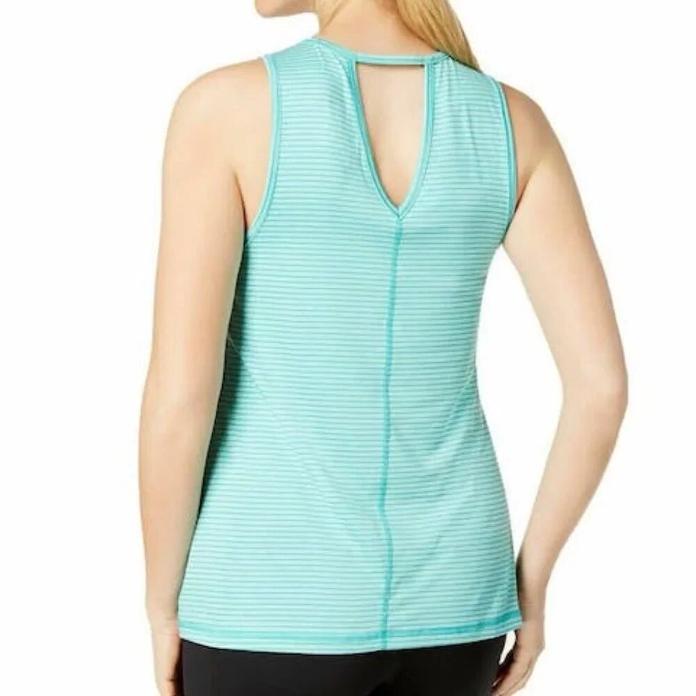 Ideology Womens Twill Key Hole Tank Top