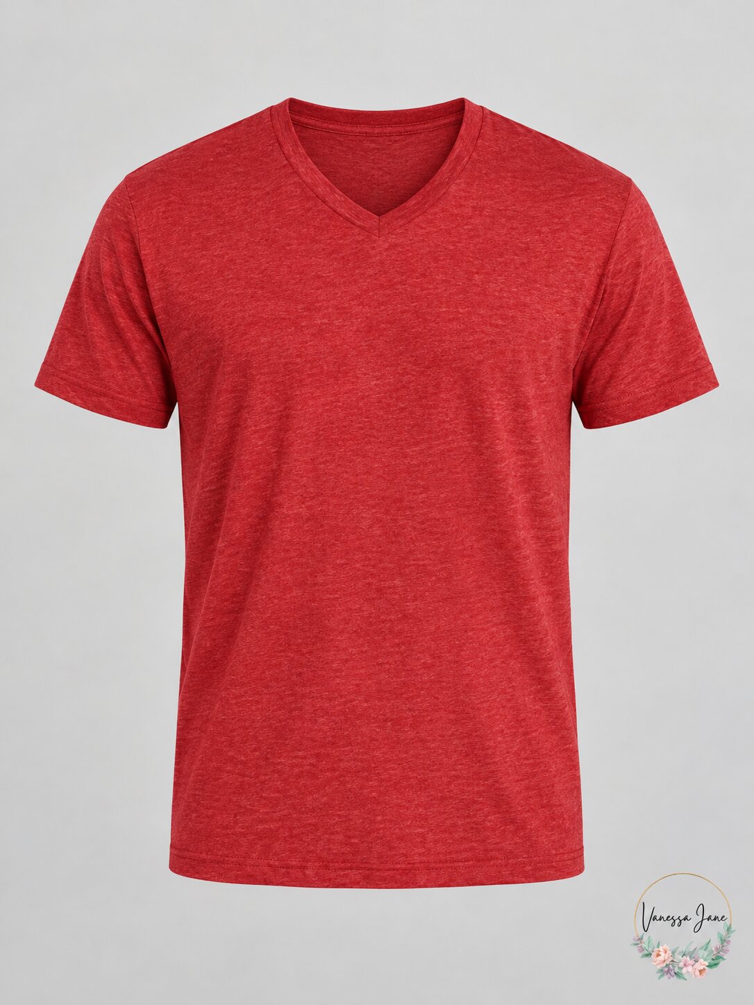 Alfani Mens Cotton V-Neck Heathered Undershirt