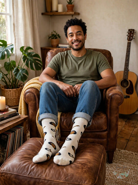Cool Socks Men's Voodoo Child (Knit), Multi, Shoe Size OSFM