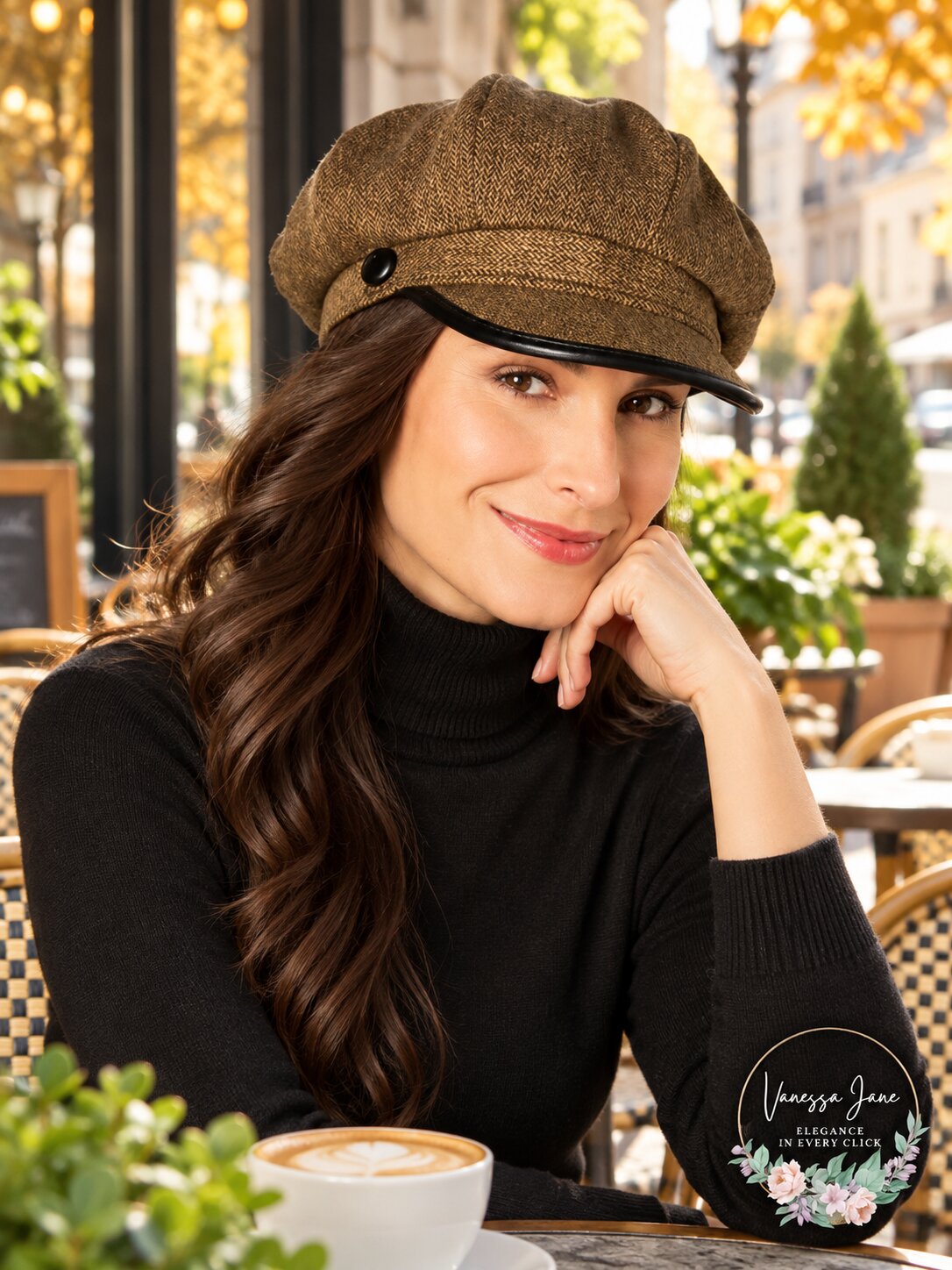 International Concepts Women's  Newsboy Cap