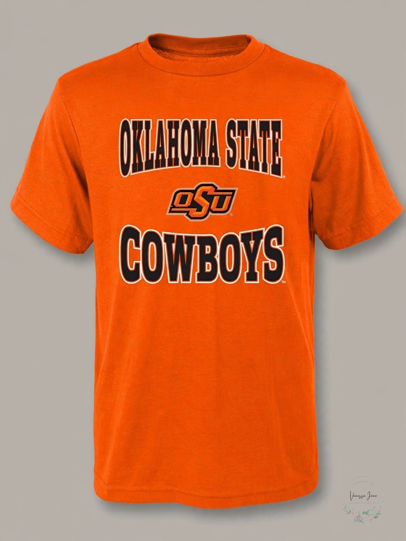 Oklahoma State Cowboys NCAA Boys Orange Graphic T-Shirt Youth Large