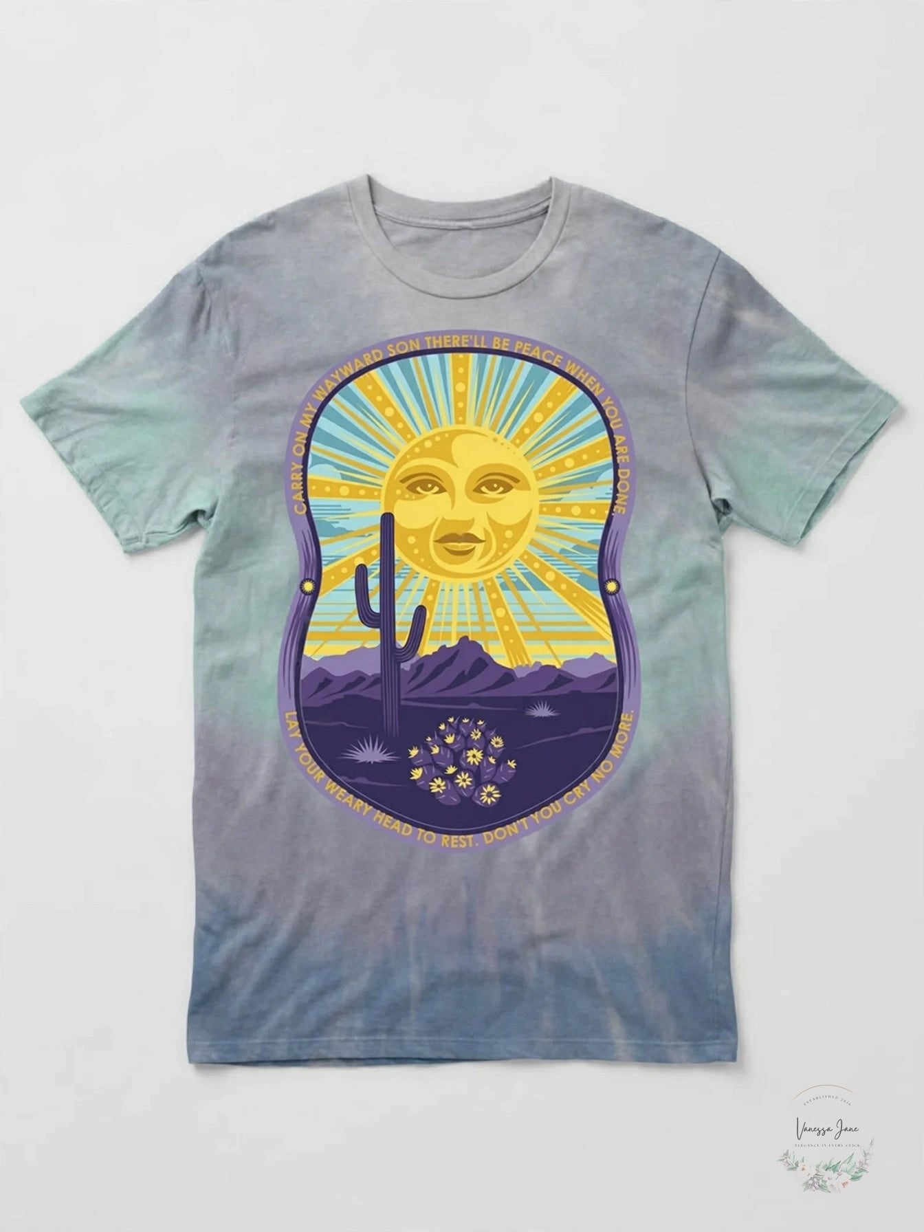 Hybrid Wayward Son Tie-Dye Graphic T-Shirt, Mens XL