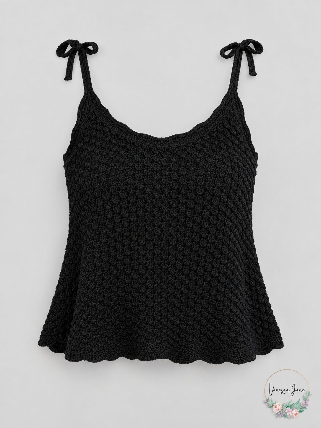 Aqua Crochet Cami