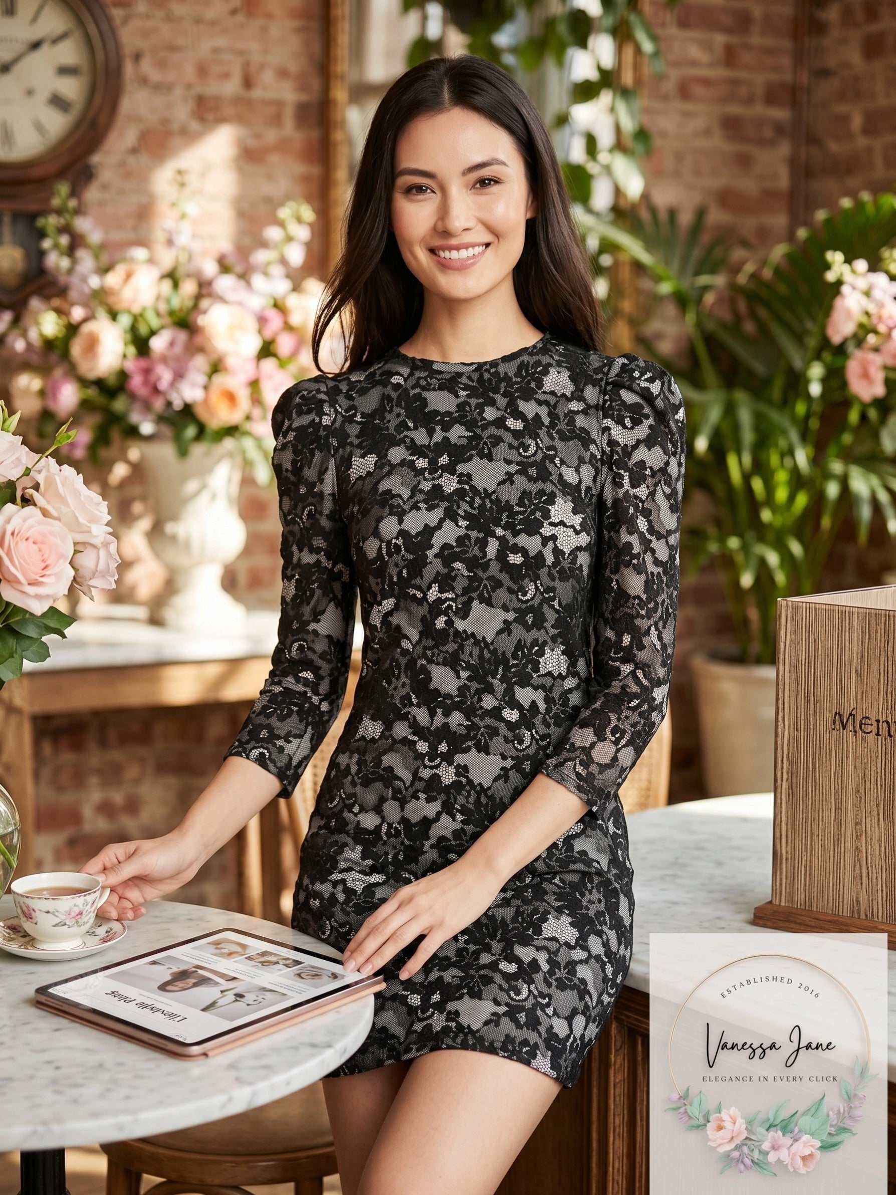 MICHAEL Michael Kors Womens Lace Sheath Cocktail Dress Black PS