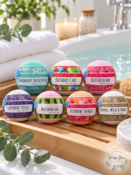 Fizz & Bubble artisan bath fizzy bubble bath bomb- New / Sealed