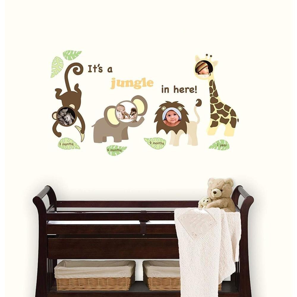 WallPops Jungle and Friends Photo Frame Kit