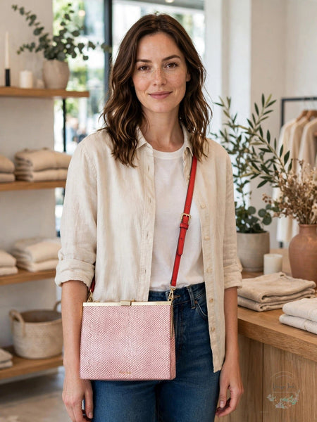 Nine West Eloa Crossbody - Pastel Red