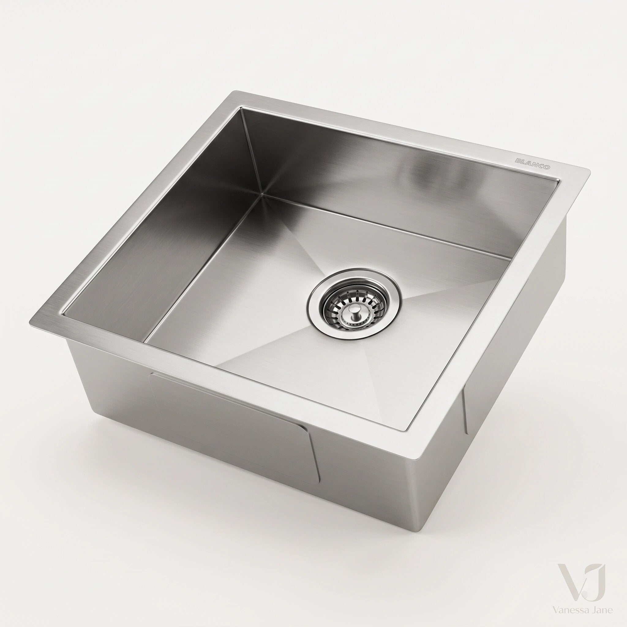 Blanco 518168 17X17 Quatrus R0 Bar Bowl Stainless Steel Sink