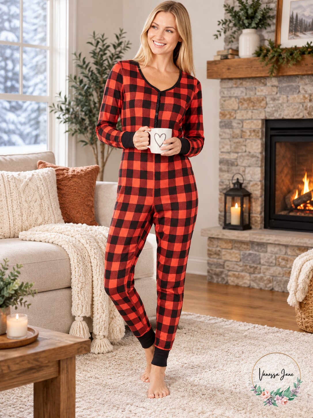 Jenni Thermal One-Piece Pajama