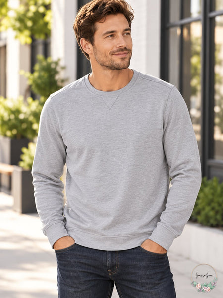 Tasso Elba Mens Crewneck Sweatshirt, Size 2XL