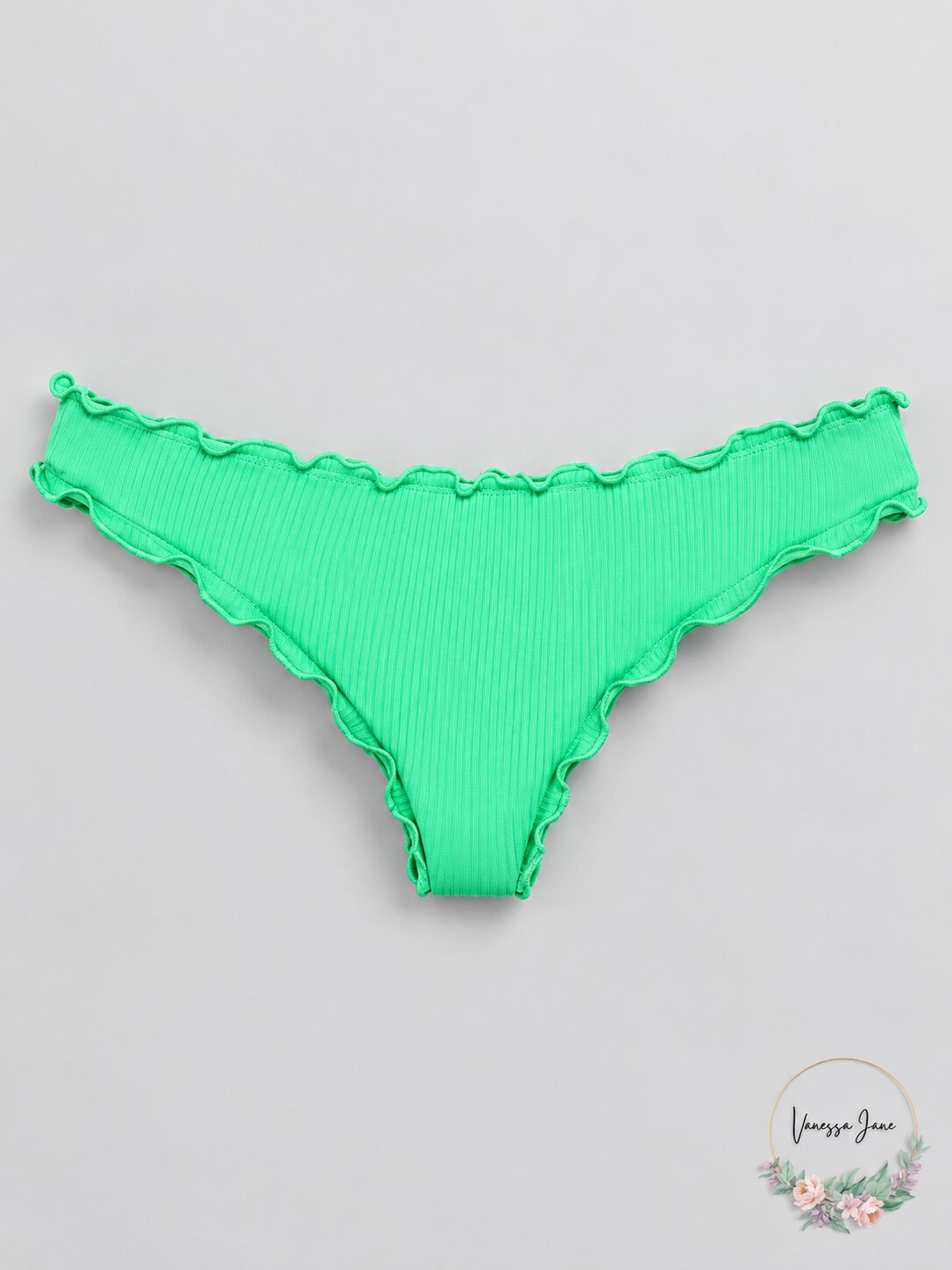 Salt + Cove Women's Ruffled Shirred Stretch Hipster Bikini Bottoms, XS