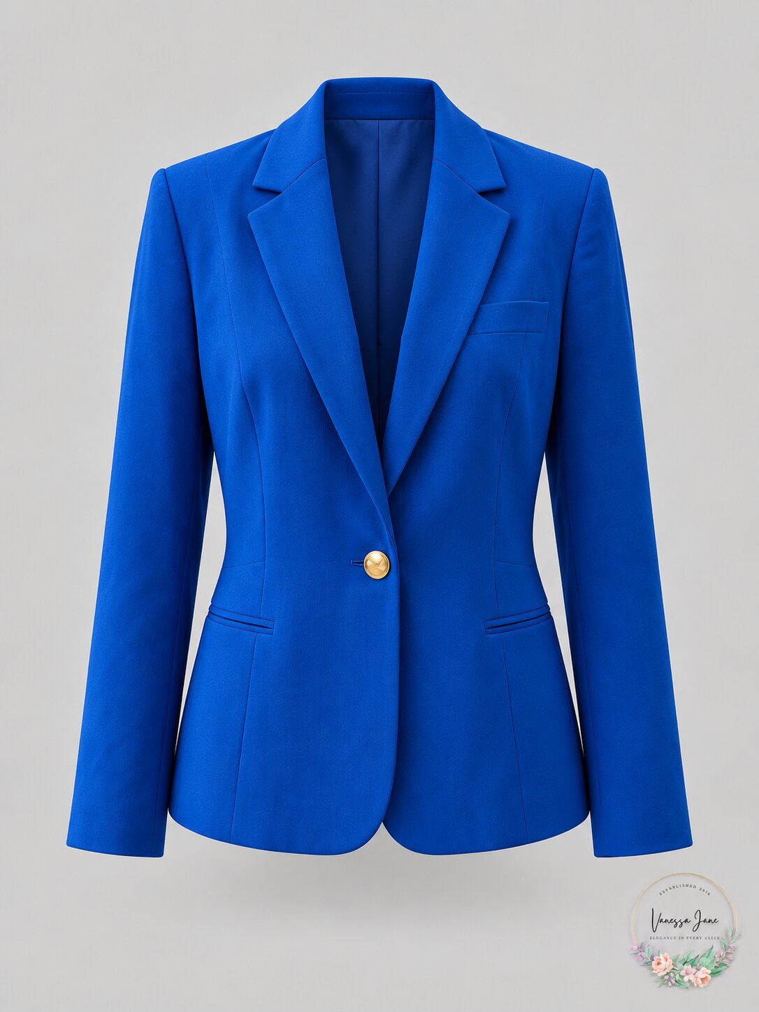 Kasper Plus One-Button Stretch Crepe Notch Lapel Jacket, Size 18