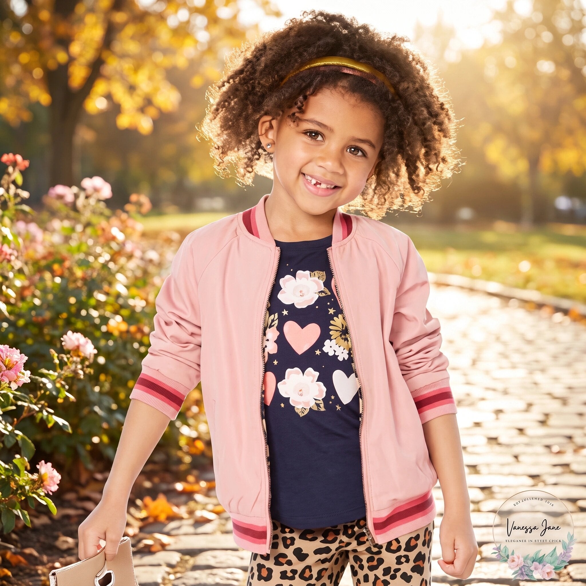 Epic Threads  Girls Reversible Bomber Jacket, Size 2T