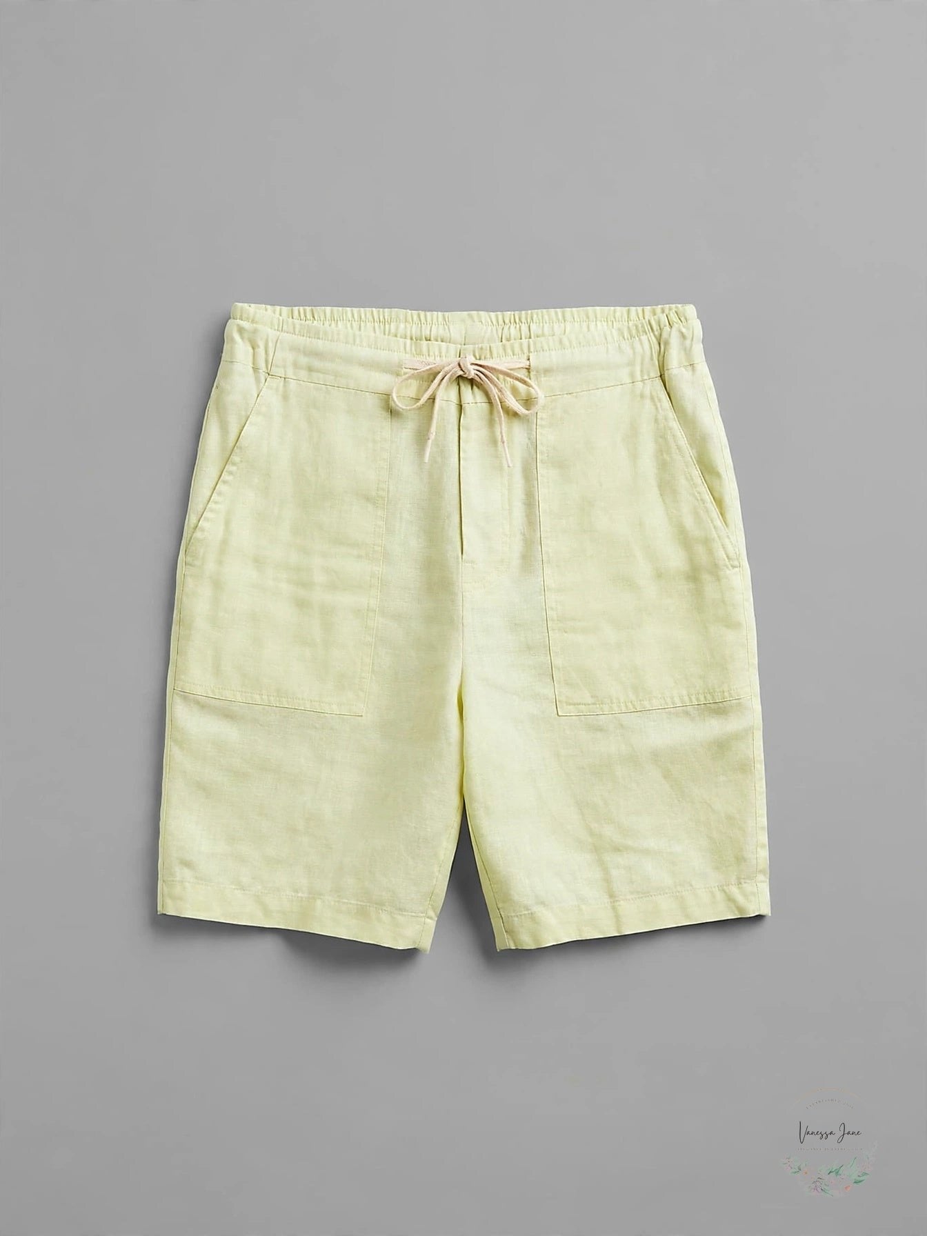 Vince Lightweight Hemp Pull-on Mens Shorts, Size Small