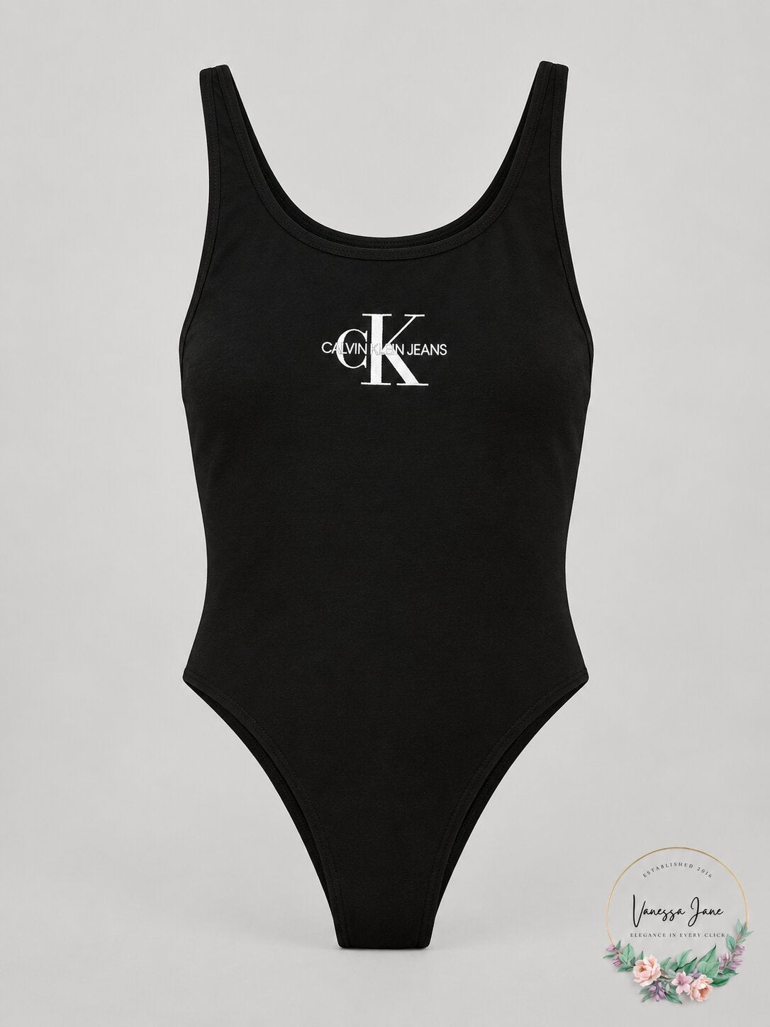 Calvin Klein Jeans Monogram Logo Bodysuit
