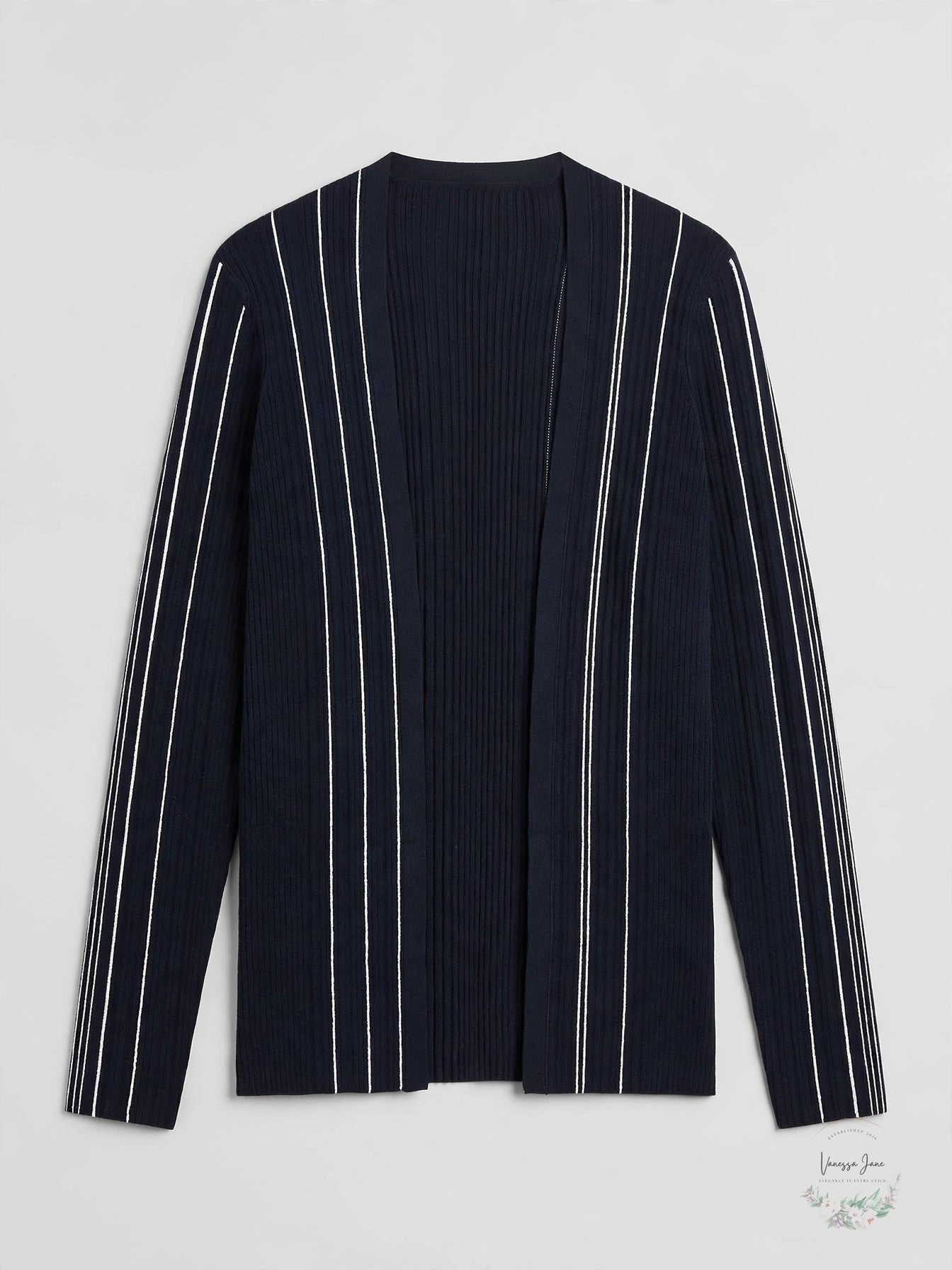 Theory Hankson Striped Cardigan, Size Small