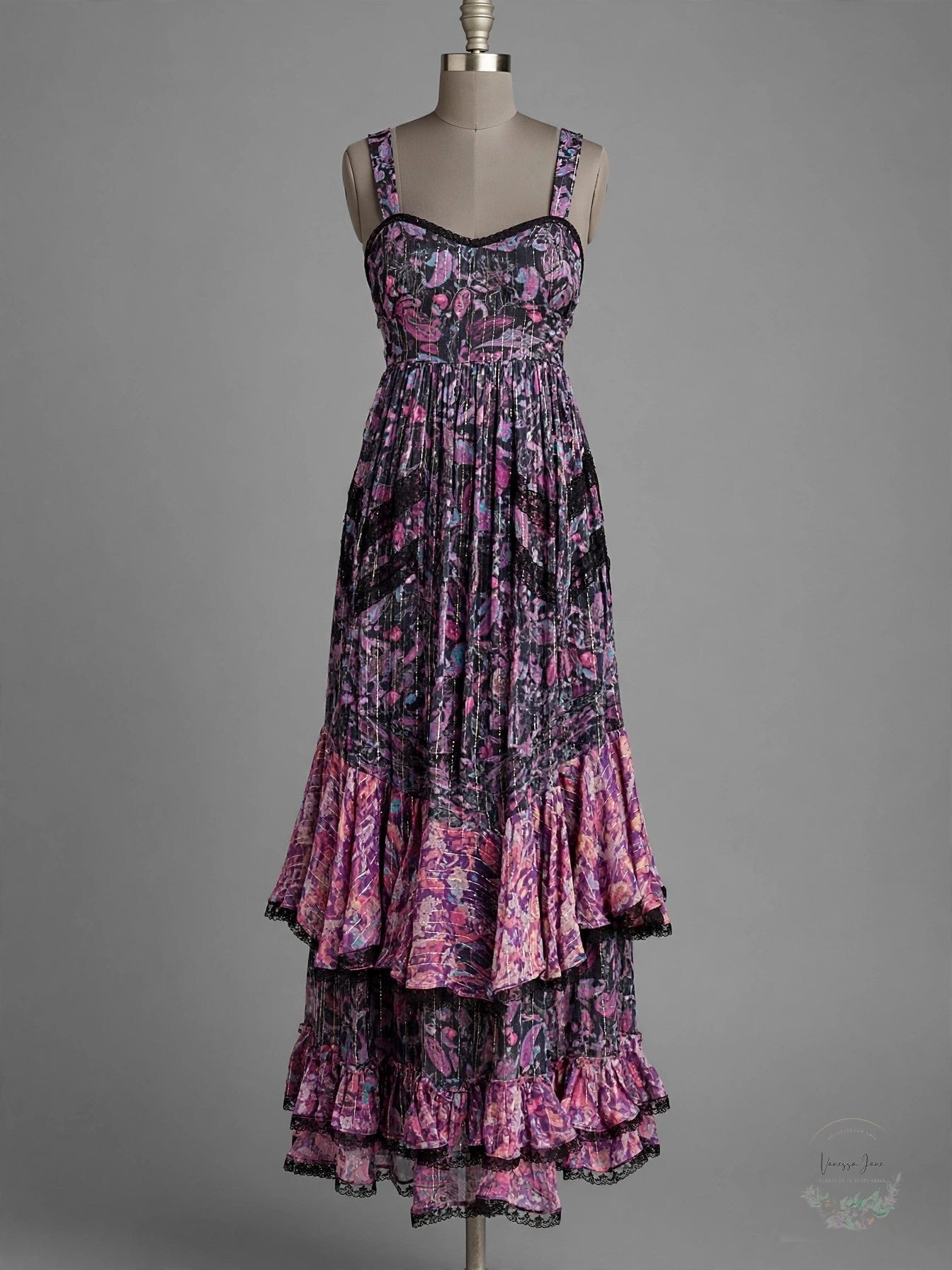 Rococo Sand Printed Tiered Maxi Dress