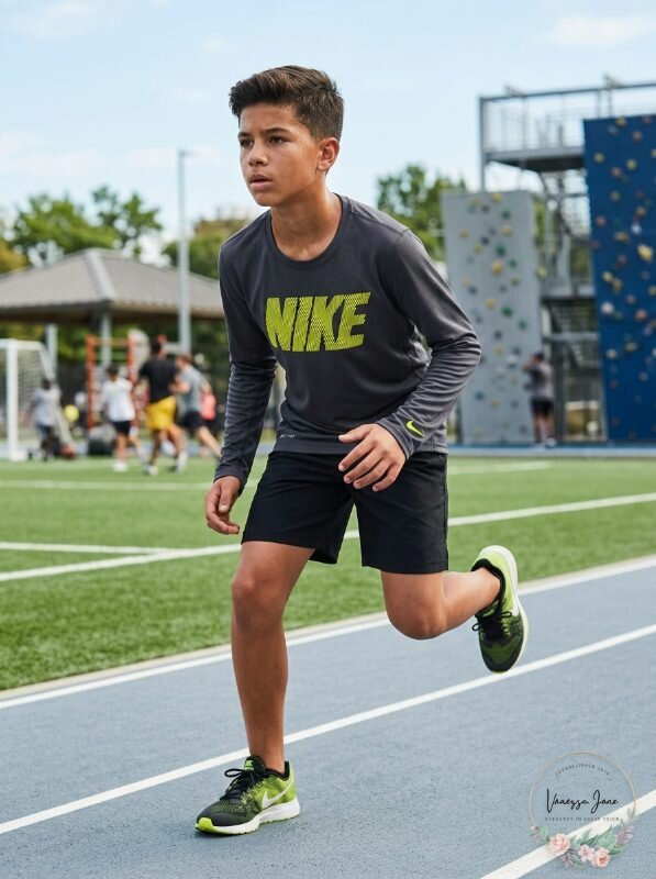Nike Pro Dri-FIT Big Kids Boys Long-Sleeve Top, XL