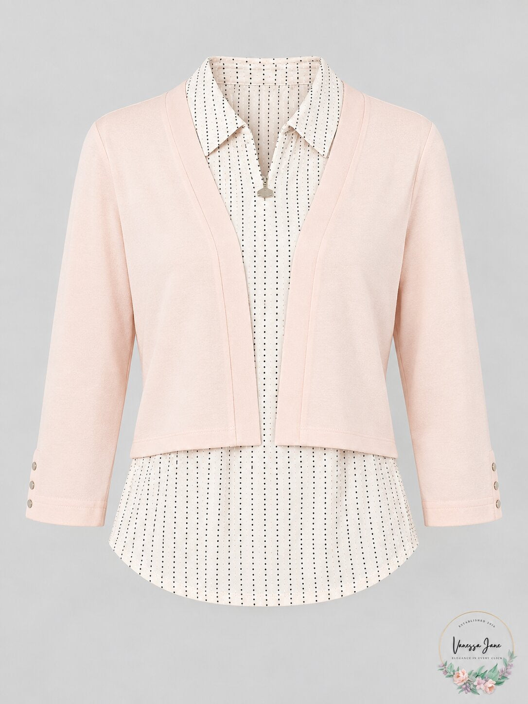 Tommy Hilfiger Women's 3/4 Sleeve Open Cardigan Sweater, Pink ,Size 3X