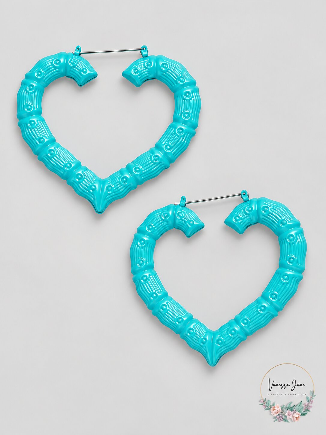 Thalia Sodi Heart Extra Large Hoop Earrings