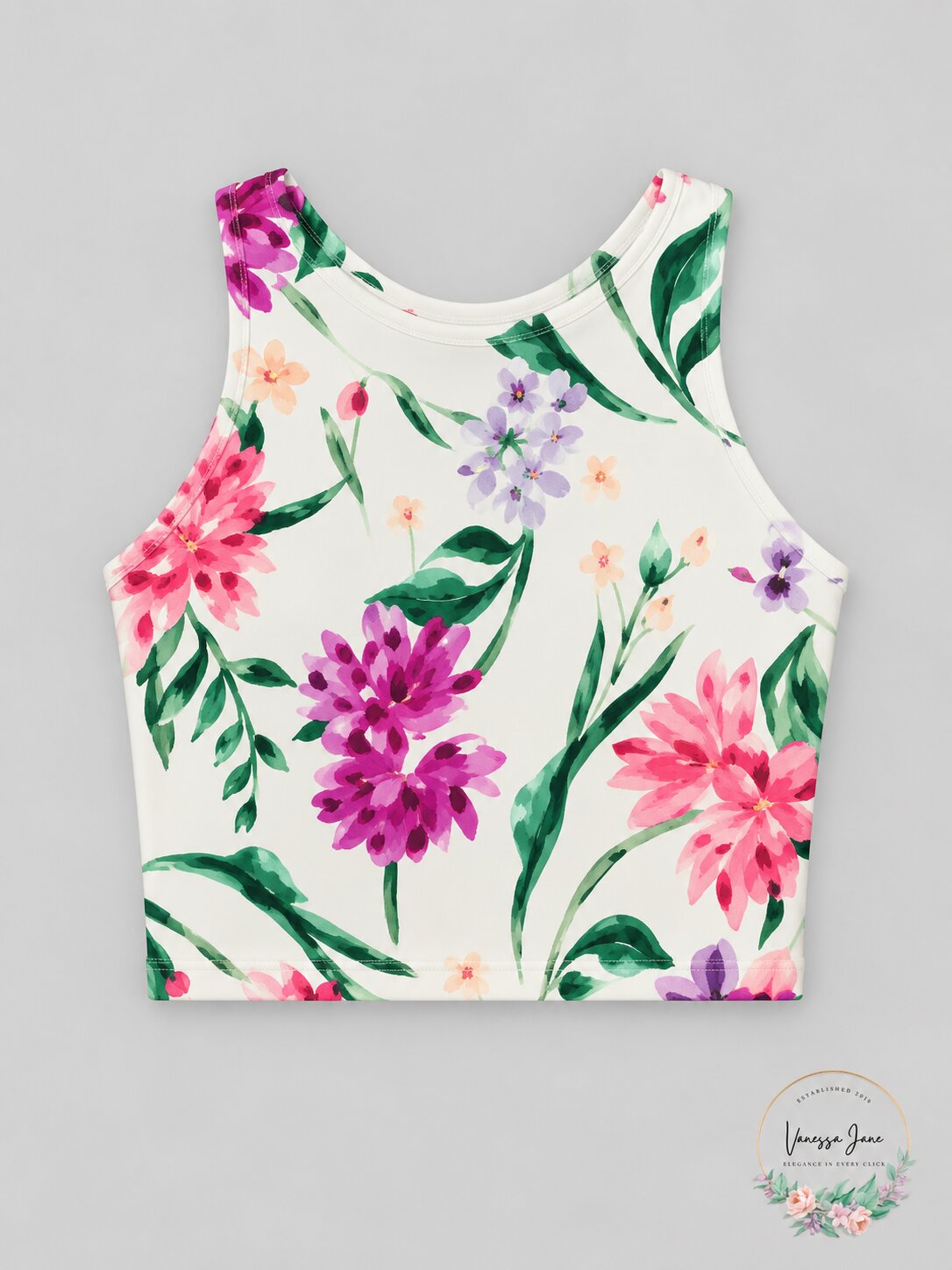 Rare Editions Big Girls Floral-Print Top- Pink Size 12