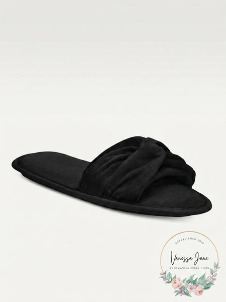 Charter Club Twisted Open-Toe Slippers