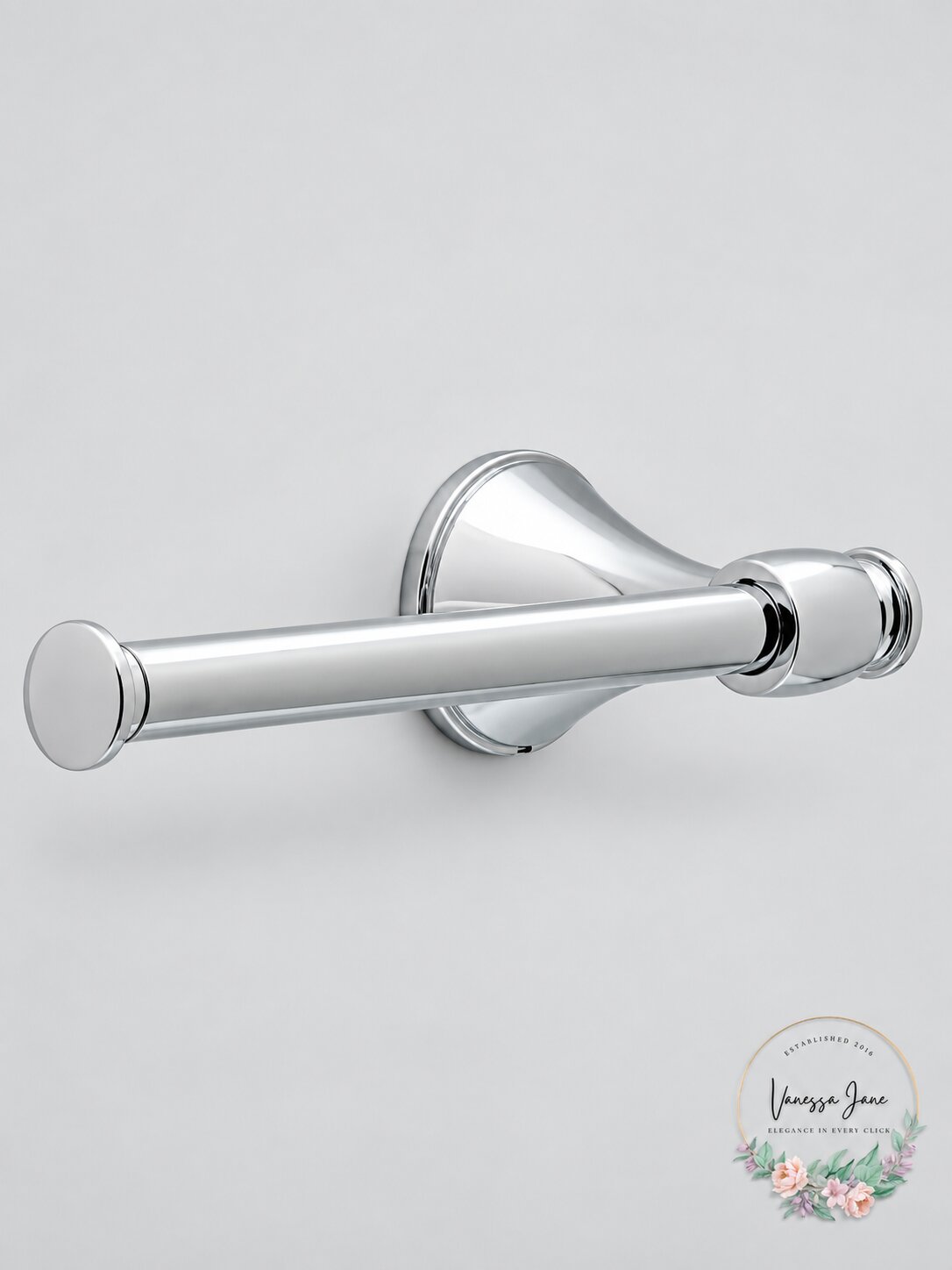 Delta Accolade Expandable Toilet Paper Holder in Chrome, Grey