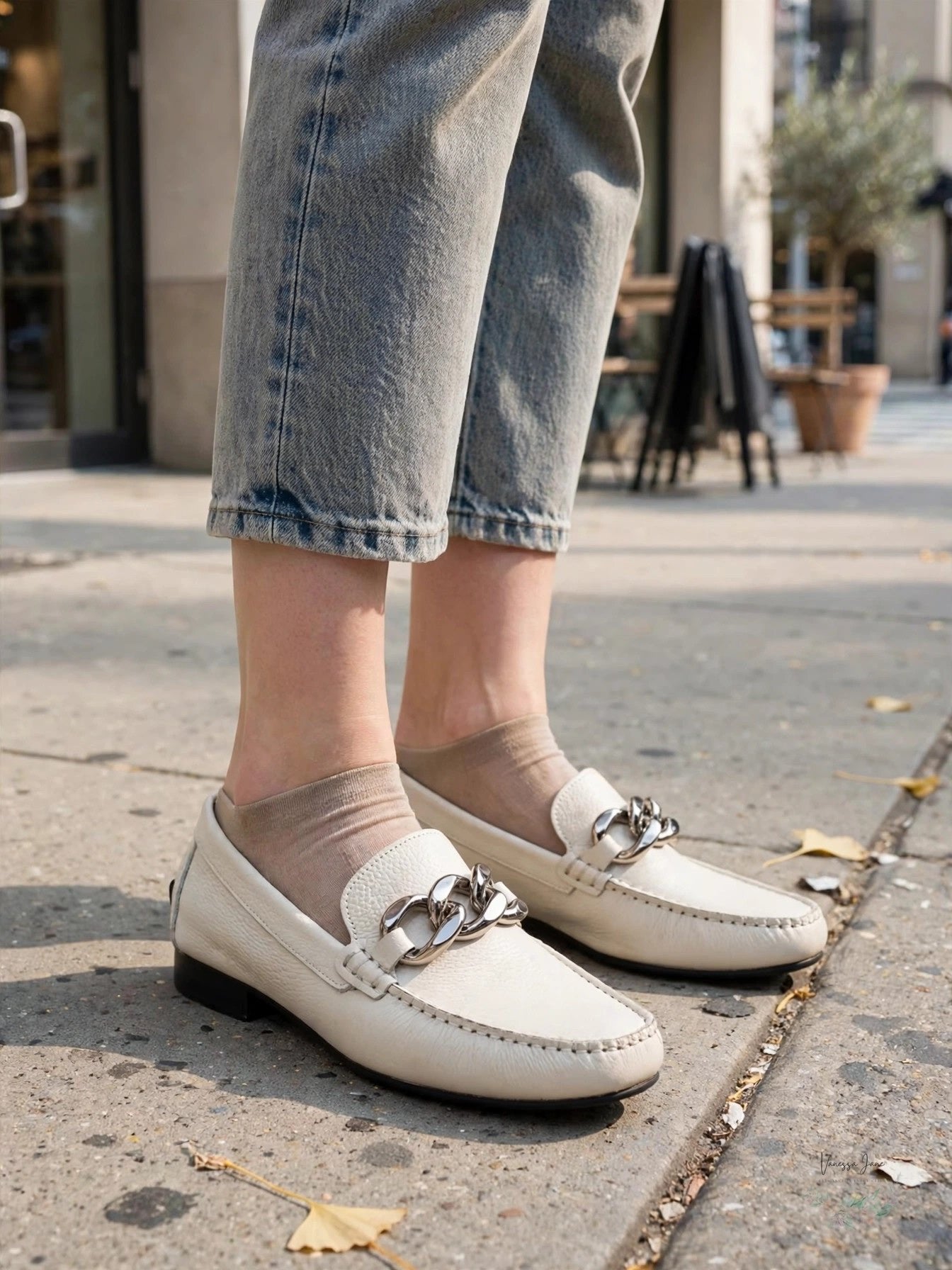 Donald Pliner Womens Nolin Leather Loafer, White, Size 9