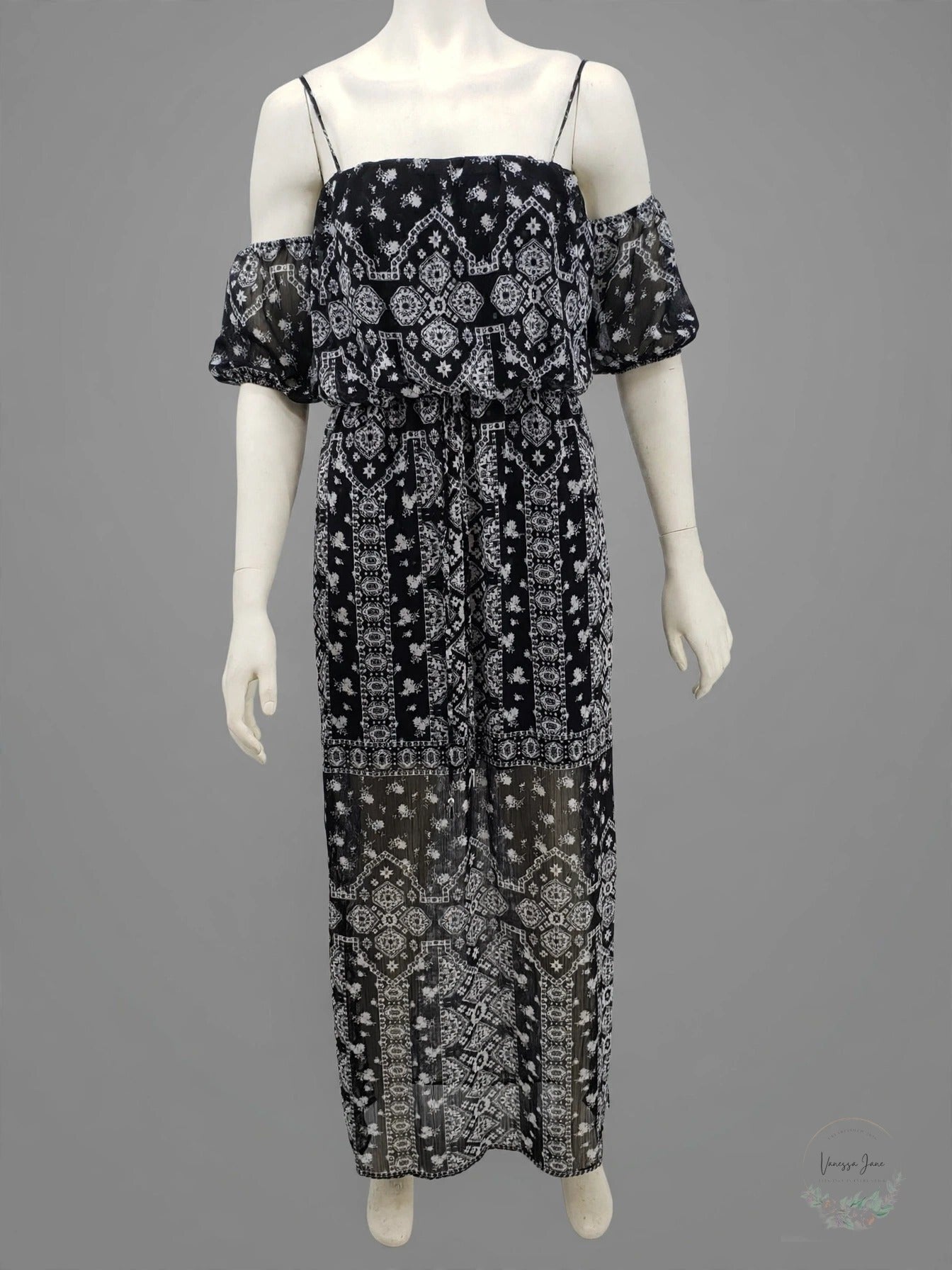 City Triangles Off The Shoulder Maxi Dress, Size Small
