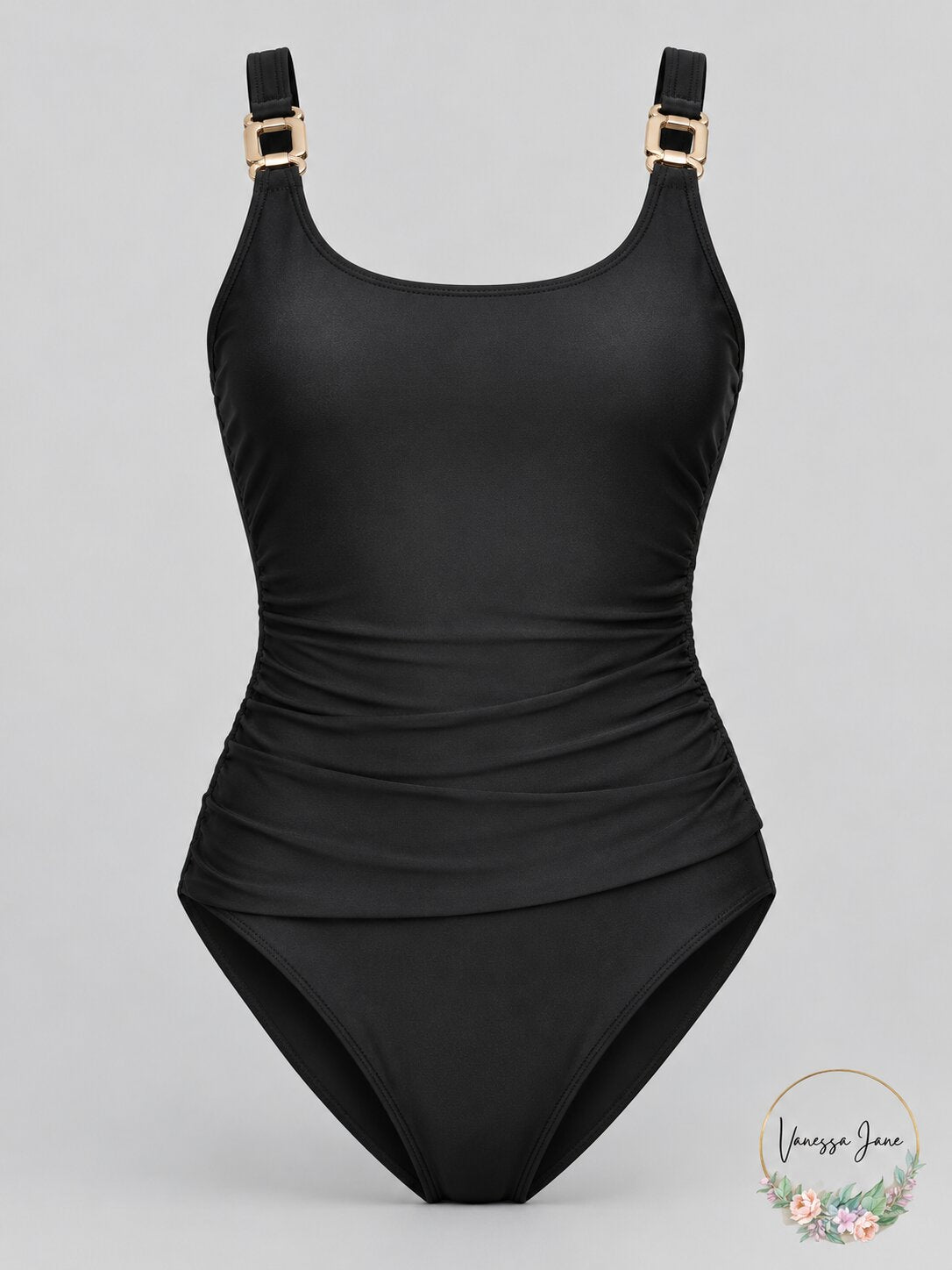 DKNY Classic Tank One-Piece Swimsuit Women’s Swimsuit, Size 4