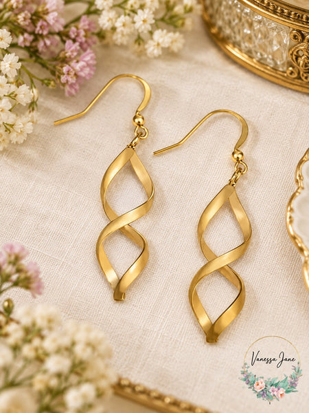 Charter Club Twist Drop Earrings