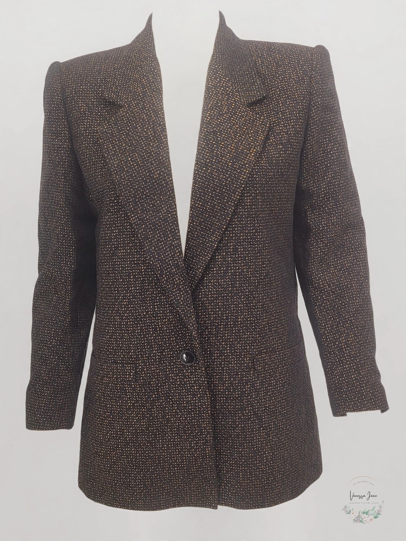 Sasson Petite Vintage Women’s Wool Blend Blazer, 10 Petite