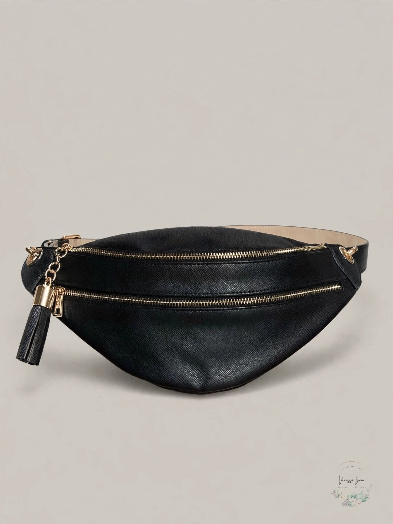 I.n.c. Saffiano Faux Leather Belt Bag