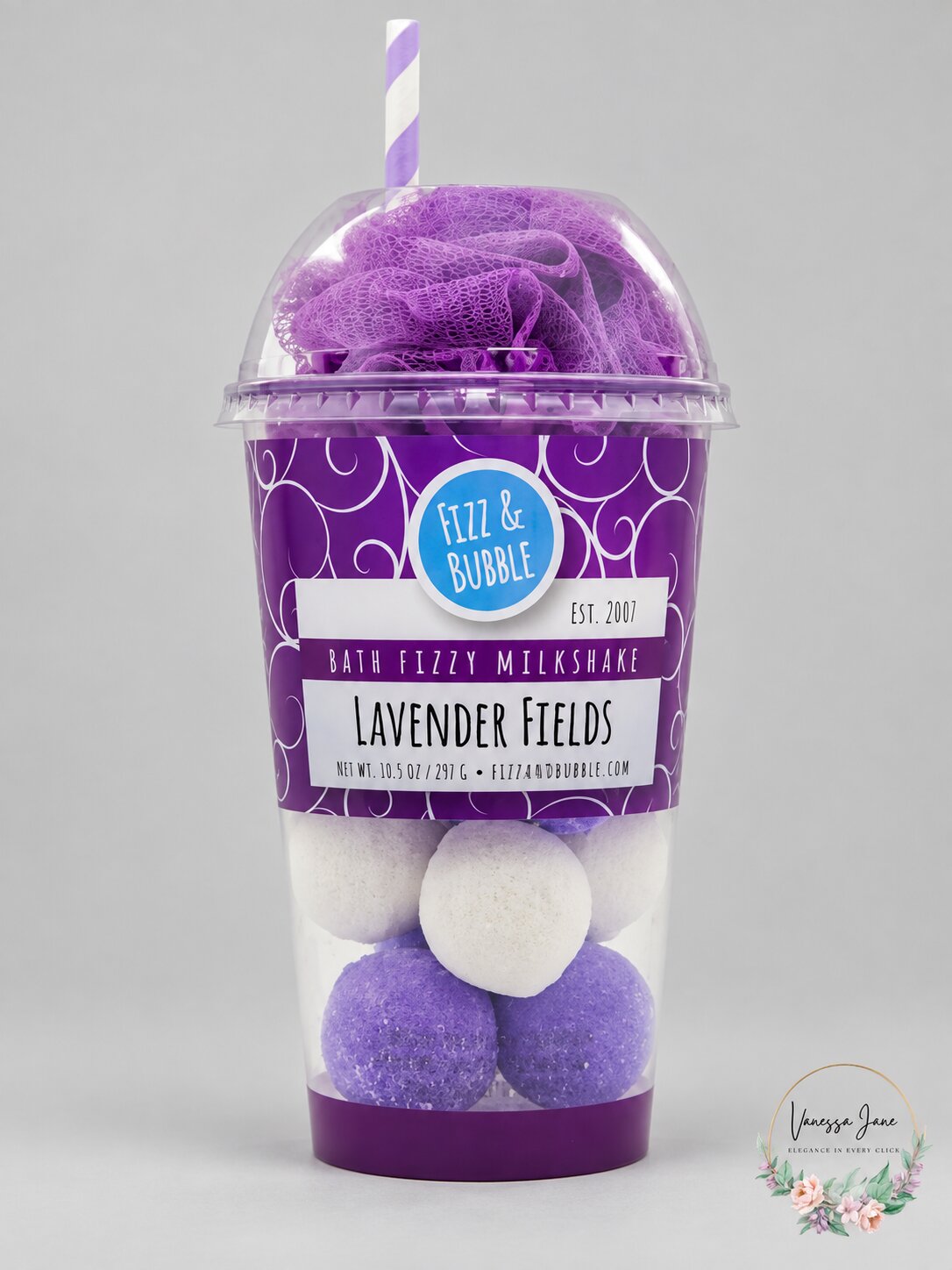 Fizz & Bubble Fields Bath Fizzy Milkshake Bomb Lot of 3