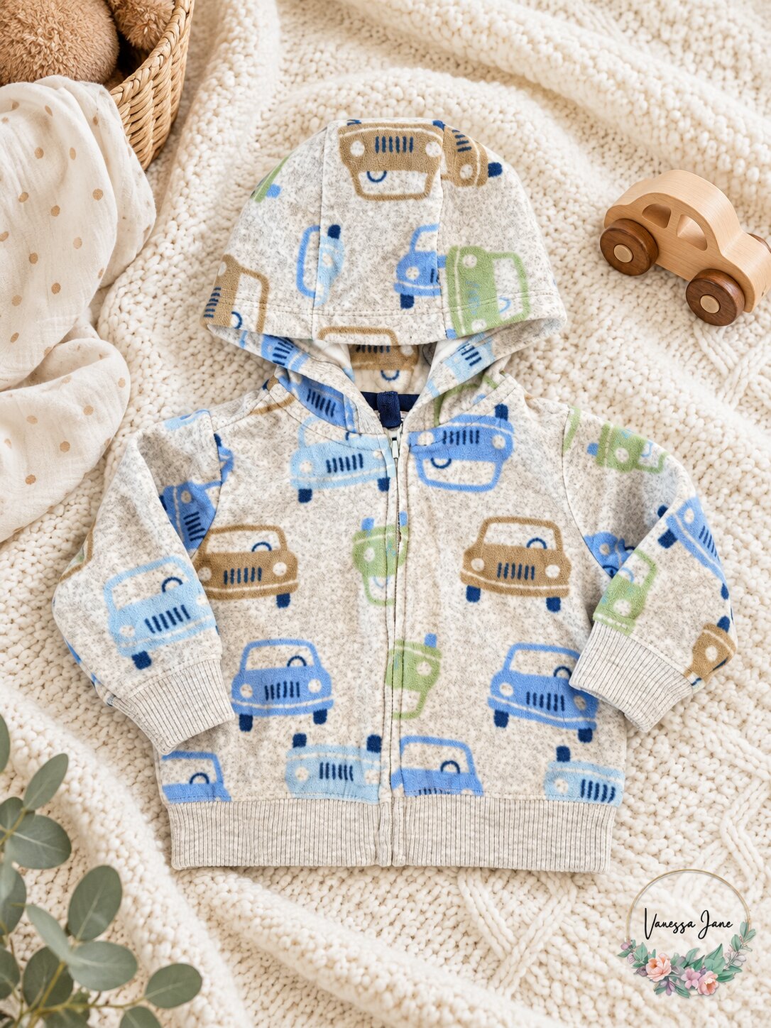 Carters Boys Car Little Jacket Set, Size 0-3 Months