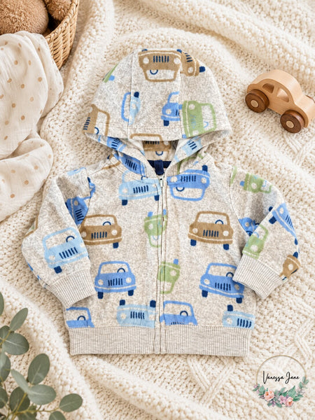 Carters Boys Car Little Jacket Set, Size 0-3 Months