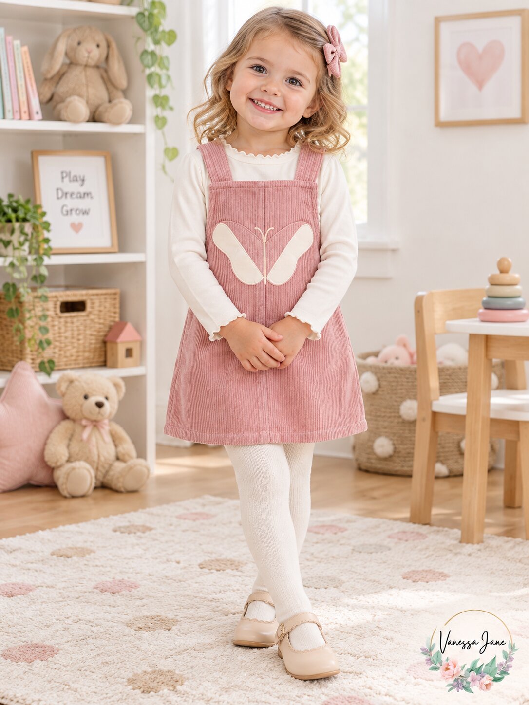First Impressions Baby Girls Cotton Corduroy Jumper, Size 3-6 Months