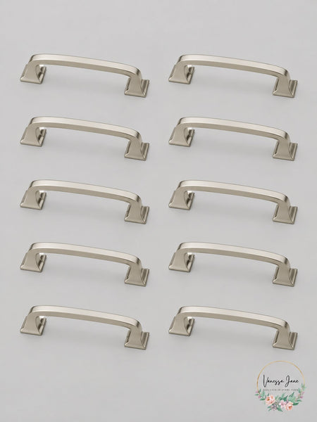 Franklin Brass 10pk 3Inches Lombard Pull Nickel