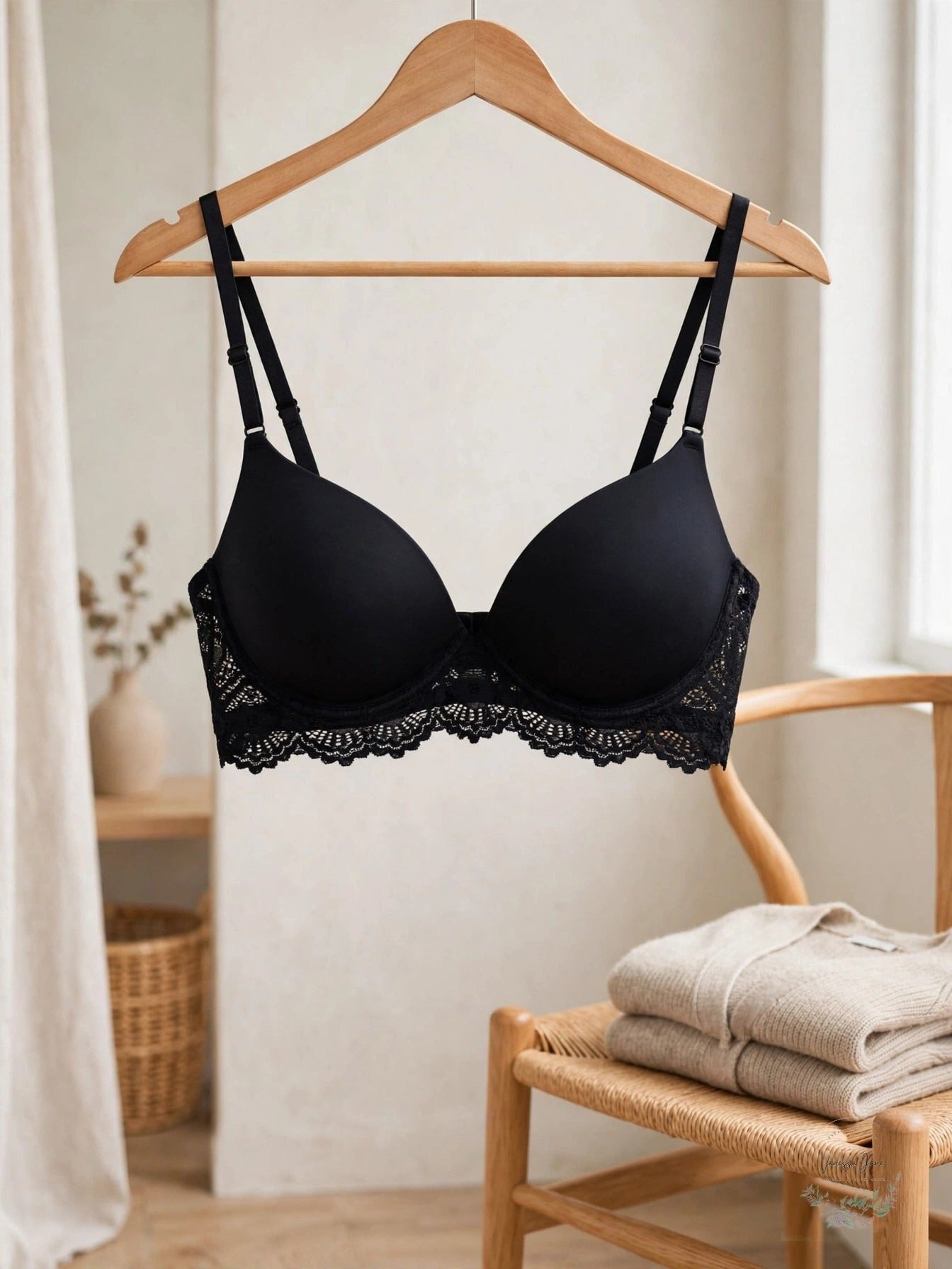 Adore Me Womens Jainey Contour Plunge Bra