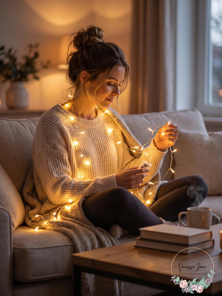 Tiny Lites Battery Operated Silver Wire Indoor LED Cool White 2 Pack