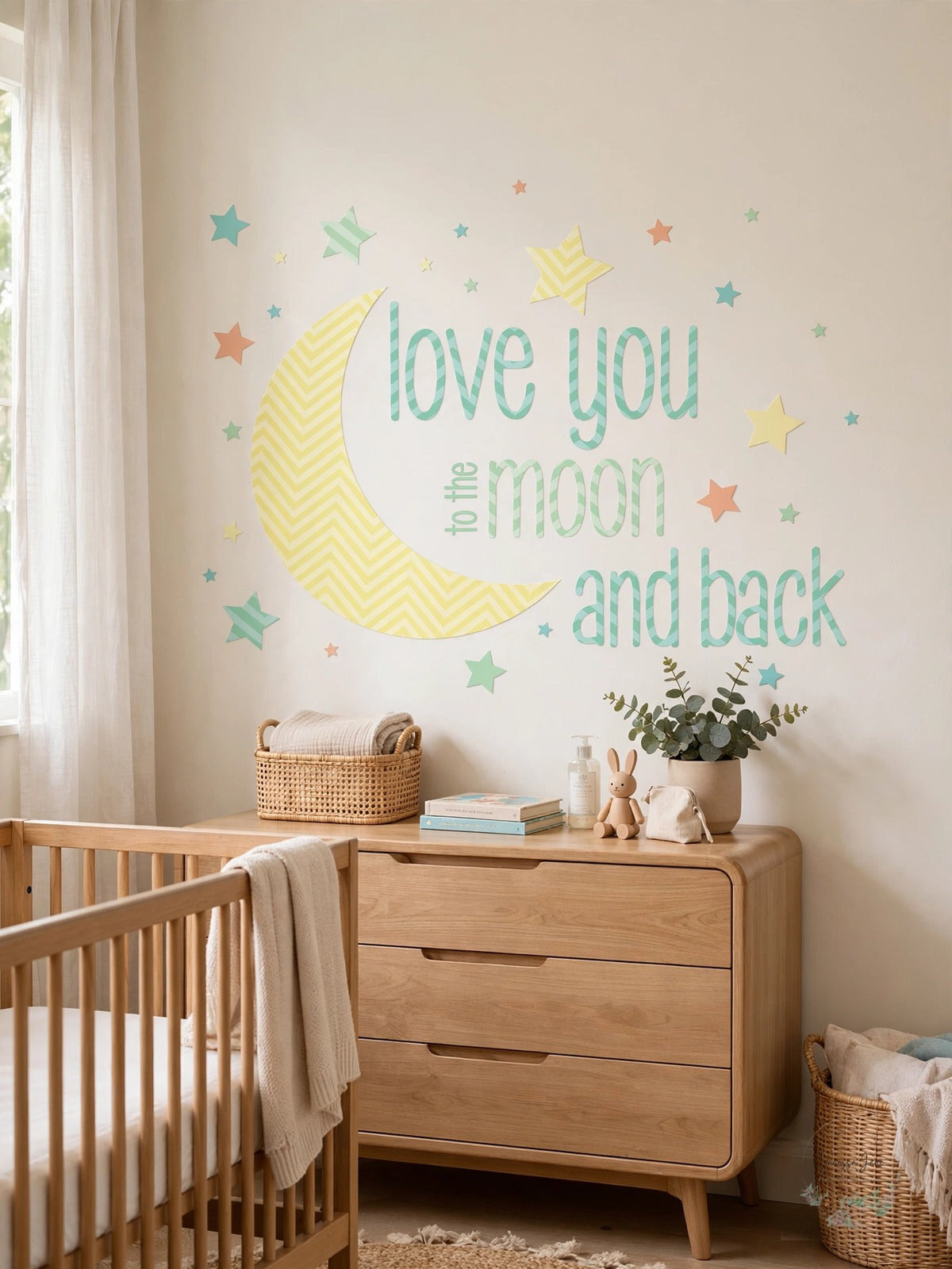 WallPops I Love You to the Moon Wall Wishes