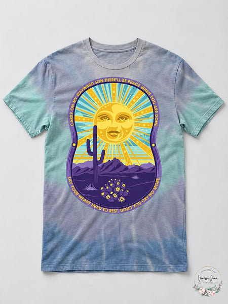 Hybrid Wayward Son Tie-Dye Graphic T-Shirt, Mens XL