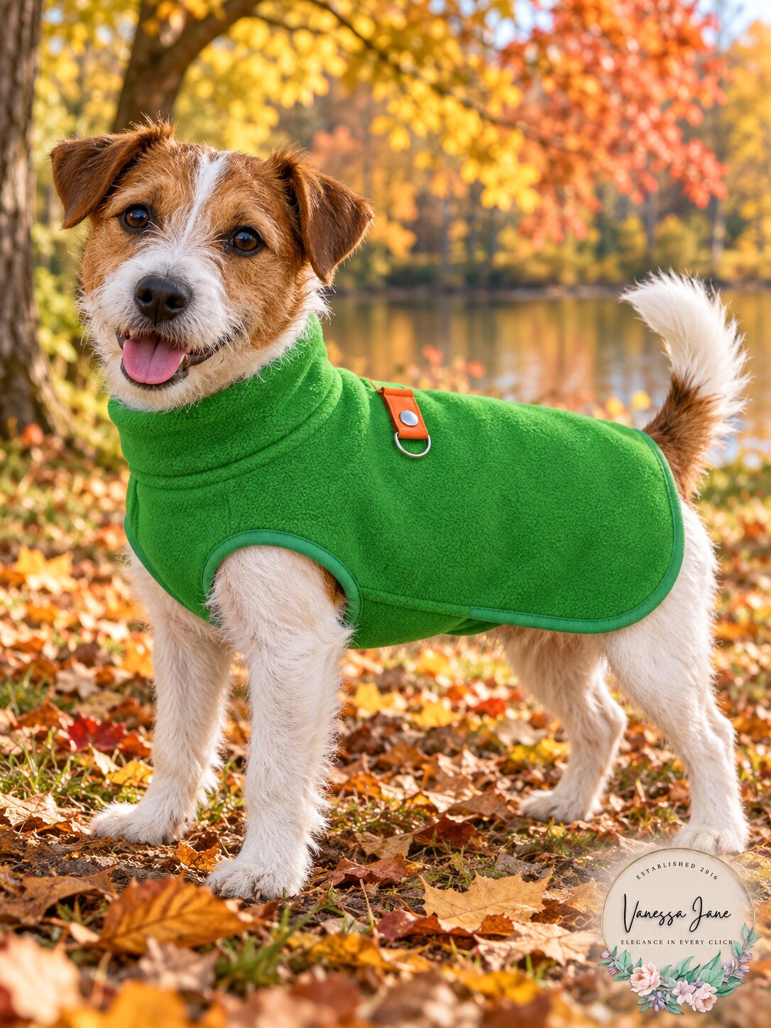 Voyager by Best Pet Supplies - Windproof Fleece Pet Jacket, Size XL