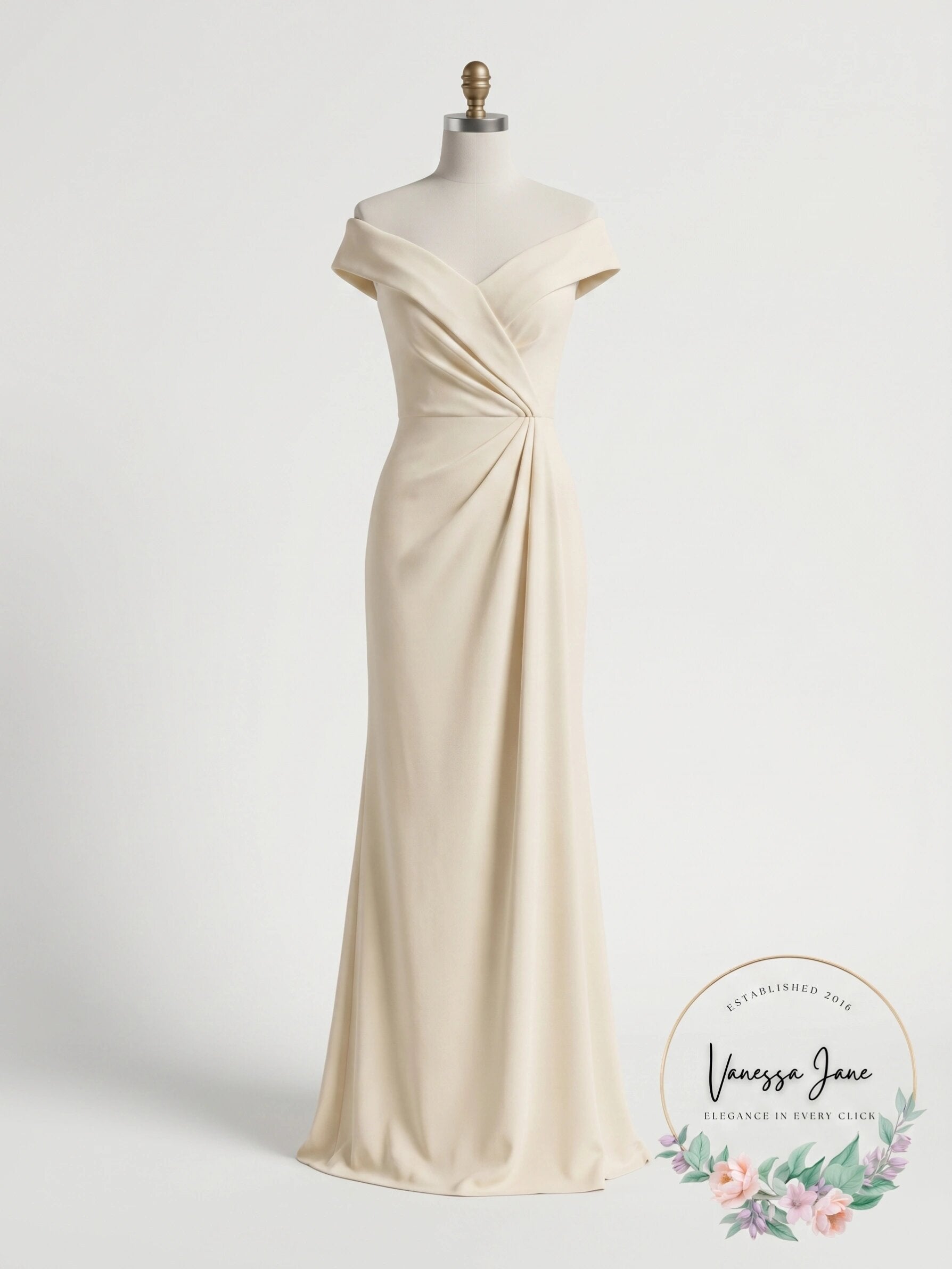 ralph lauren off the shoulder jersey dress Lauren Ralph Lauren Women's Jersey Off-the-Shoulder Gown
