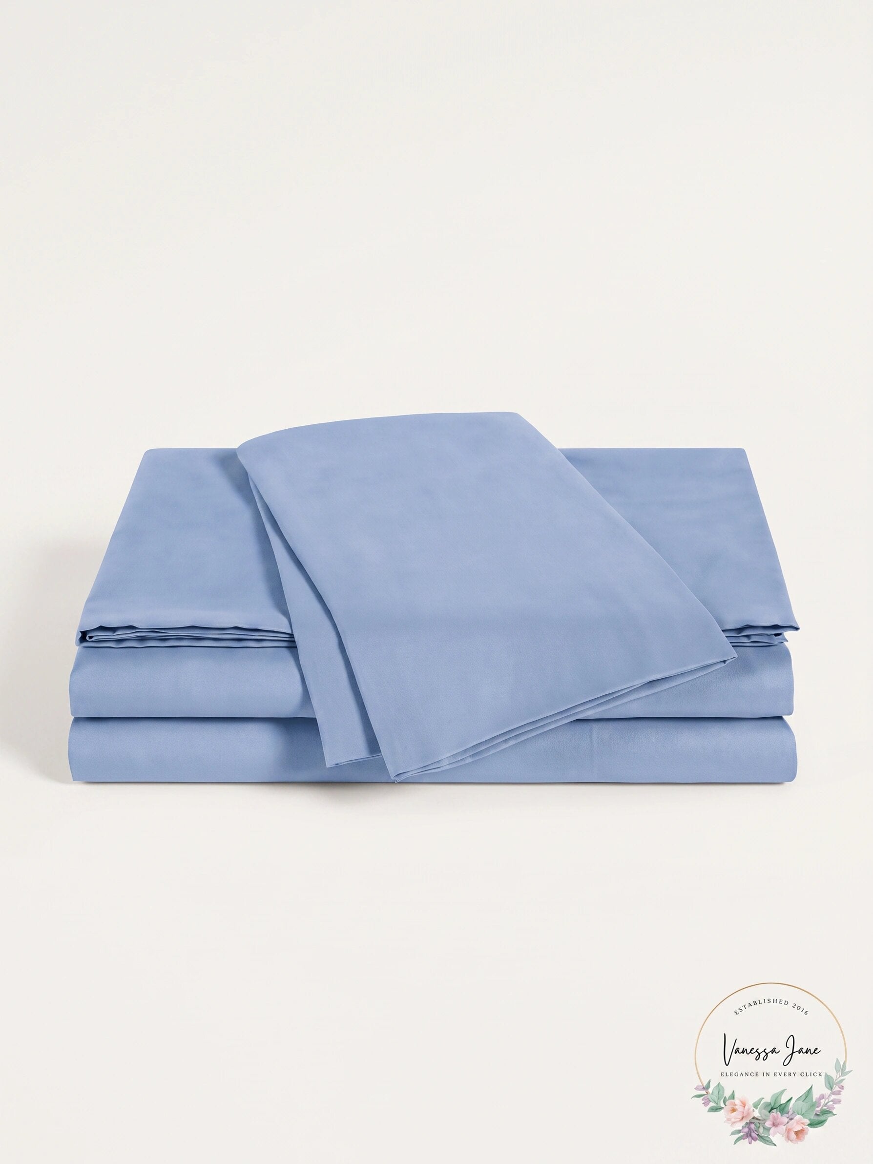 Wellbeing Oxywash Solid 300 Thread Count Sheet Set